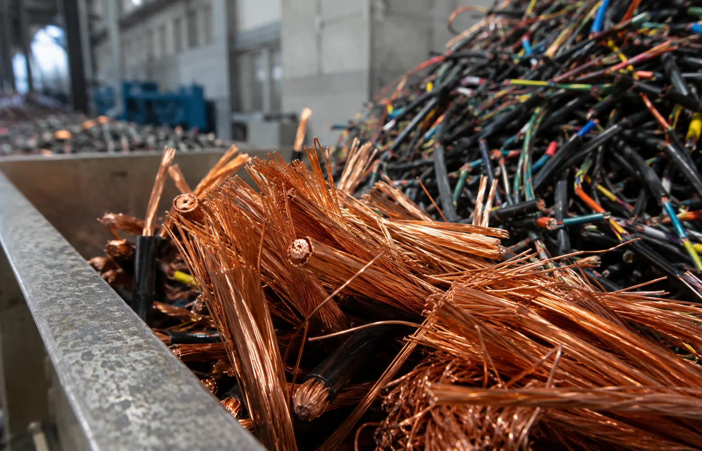 Kabelrecycling mit Kupferkabeln für den Ankauf bei Schrotthandel Richter